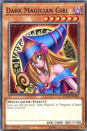 Dark Magician Girl (LEDD-ENA02) - Legendary Dragon Decks 1st Edition