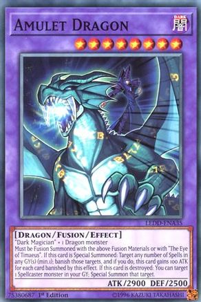 Amulet Dragon (LEDD-ENA35) - Legendary Dragon Decks 1st Edition