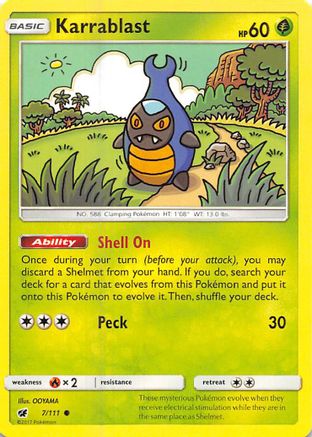 Karrablast 007/111 SM Crimson Invasion - Common