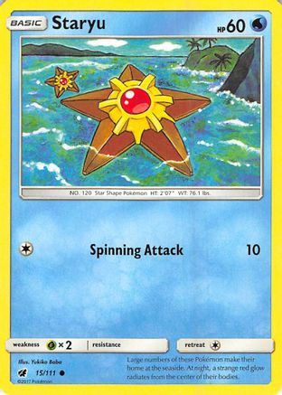 Staryu 015/111 SM Crimson Invasion - Common