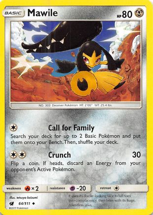 Mawile 064/111 SM Crimson Invasion - Uncommon