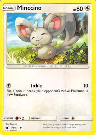 Minccino 085/111 SM Crimson Invasion - Common
