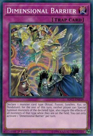 Dimensional Barrier (SDCL-EN039) - Structure Deck: Cyberse Link 1st Edition