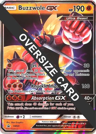 Buzzwole GX SM69 - Holofoil Jumbo Cards - Promo