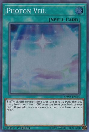 Photon Veil (SPWA-EN050) - Spirit Warriors 1st Edition