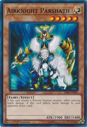 Airknight Parshath (SR05-EN005) - Structure Deck: Wave of Light 1st Edition