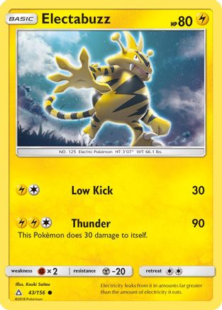 Electabuzz 043/156 SM Ultra Prism - Common