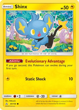 Shinx (45) 045/156 SM Ultra Prism - Common