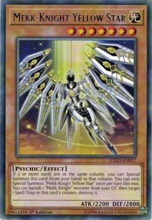 Mekk-Knight Yellow Star (EXFO-EN017) - Extreme Force 1st Edition