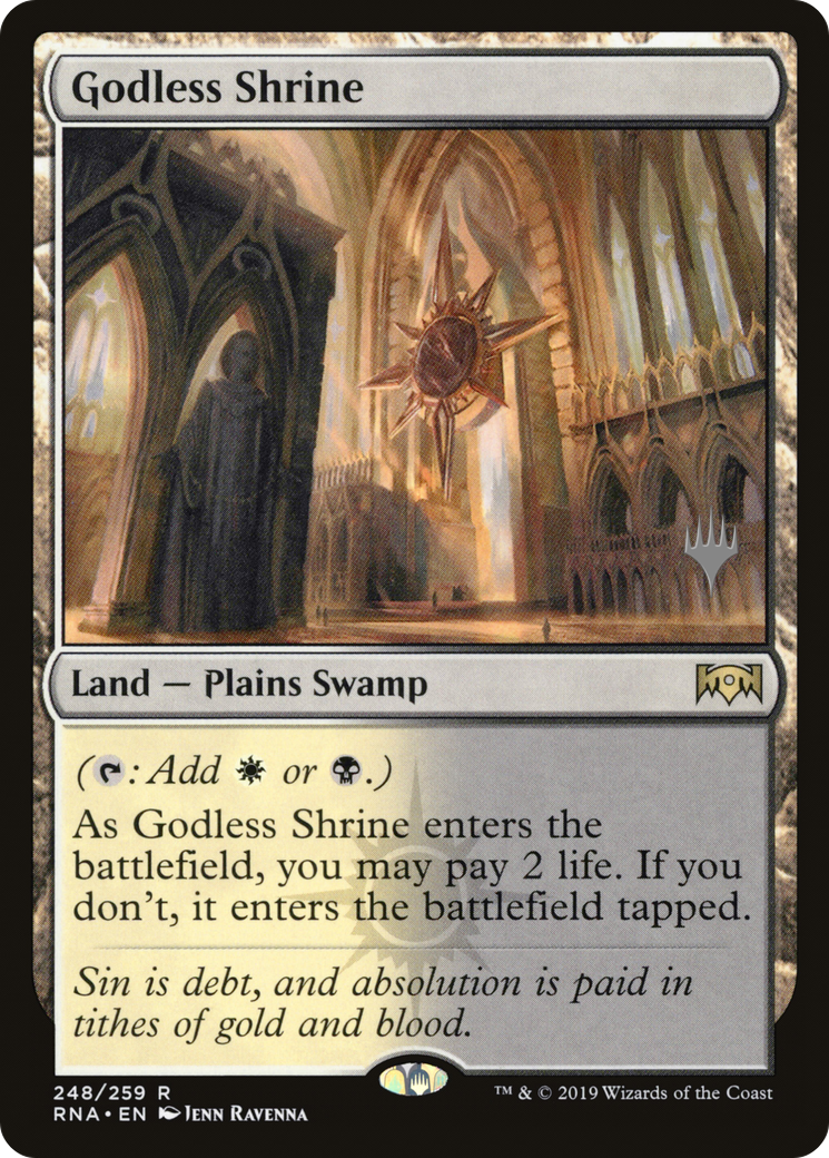 Godless Shrine (PPELD-248P) - Ravnica Allegiance Promos Foil
