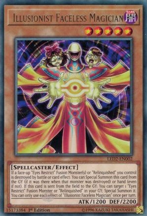 Illusionist Faceless Magician (LED2-EN002) - Legendary Duelists: Ancient Millennium 1st Edition