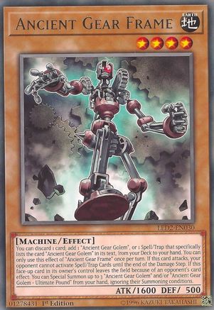Ancient Gear Frame (LED2-EN030) - Legendary Duelists: Ancient Millennium 1st Edition