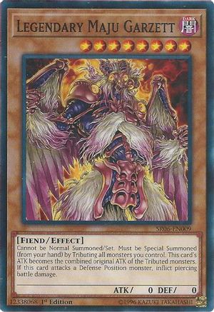 Legendary Maju Garzett (SR06-EN009) - Structure Deck: Lair of Darkness 1st Edition