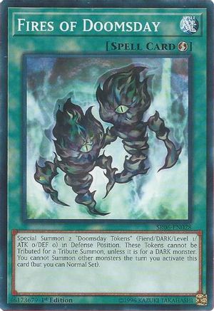 Fires of Doomsday (SR06-EN028) - Structure Deck: Lair of Darkness 1st Edition