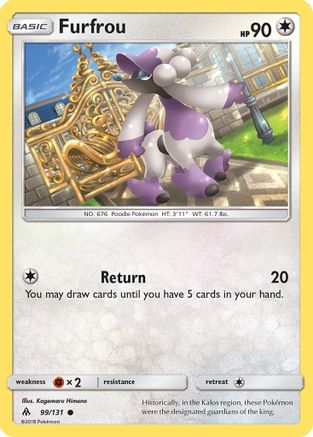 Furfrou 099 SM Forbidden Light - Common