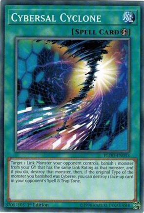 Cybersal Cyclone (FLOD-EN053) - Flames of Destruction 1st Edition