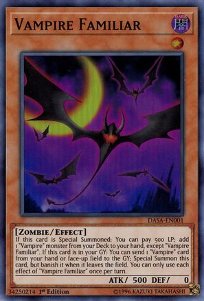 Vampire Familiar (DASA-EN001) - Dark Saviors 1st Edition