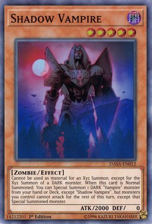 Shadow Vampire (DASA-EN012) - Dark Saviors 1st Edition