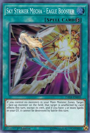 Sky Striker Mecha - Eagle Booster (DASA-EN035) - Dark Saviors 1st Edition