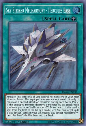 Sky Striker Mecharmory - Hercules Base (DASA-EN037) - Dark Saviors 1st Edition