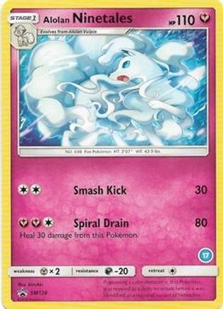 Alolan Ninetales (17) SM128 SM Trainer Kit Alolan Sandslash & Alolan Ninetales - Promo