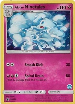 Alolan Ninetales (30) SM128 - Holofoil SM Trainer Kit Alolan Sandslash & Alolan Ninetales - Promo