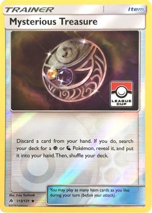 Mysterious Treasure 113/131 - Reverse Holofoil League & Championship Cards - Promo