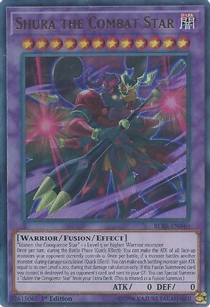 Shura the Combat Star (BLRR-EN040) - Battles of Legend: Relentless Revenge 1st Edition