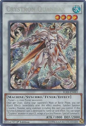 Crystron Quandax (BLRR-EN083) - Battles of Legend: Relentless Revenge 1st Edition