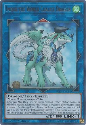 Imduk the World Chalice Dragon (BLRR-EN086) - Battles of Legend: Relentless Revenge 1st Edition