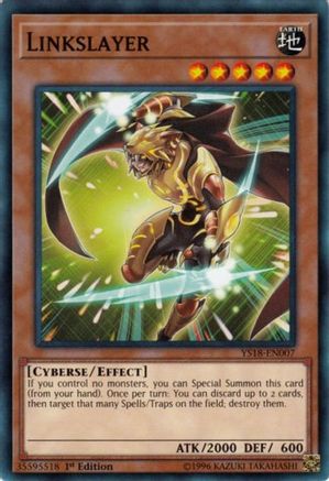 Linkslayer (YS18-EN007) - Starter Deck: Codebreaker 1st Edition