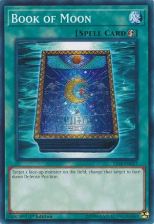 Book of Moon (YS18-EN027) - Starter Deck: Codebreaker 1st Edition