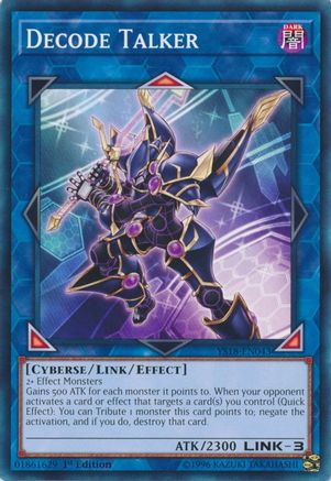 Decode Talker (YS18-EN043) - Starter Deck: Codebreaker 1st Edition