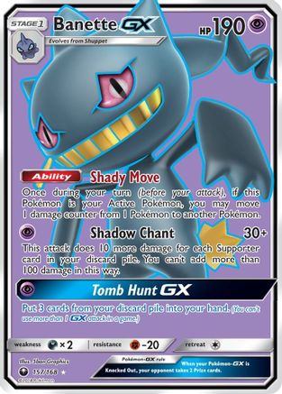 Banette GX (Full Art) 157 - Holofoil SM Celestial Storm - Ultra Rare