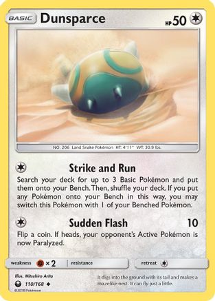 Dunsparce 110/168 SM Celestial Storm - Uncommon