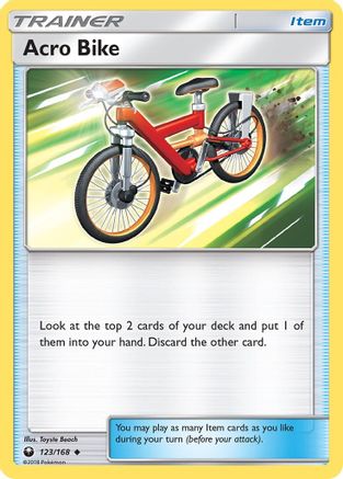 Acro Bike 123/168 - Reverse Holofoil SM Celestial Storm - Uncommon
