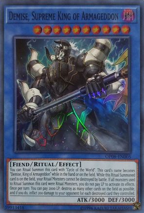 Demise, Supreme King of Armageddon (OP08-EN005) - OTS Tournament Pack 8 Unlimited
