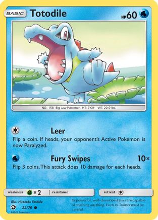 Totodile 022/70 Dragon Majesty - Common