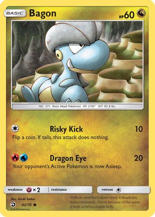 Bagon 042 Dragon Majesty - Common