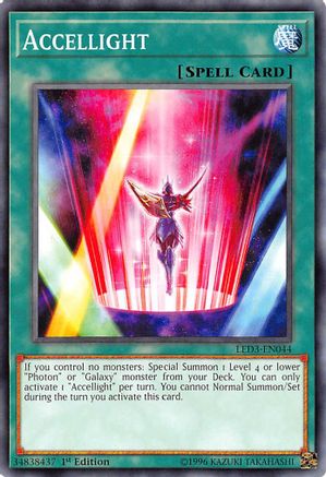 Accellight (LED3-EN044) - Legendary Duelists: White Dragon Abyss 1st Edition