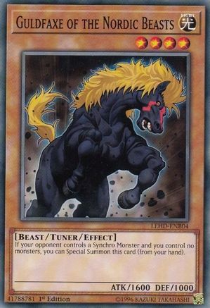 Guldfaxe of the Nordic Beasts (LEHD-ENB04) - Legendary Hero Decks 1st Edition