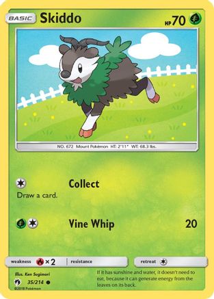 Skiddo 035/214 SM Lost Thunder - Common