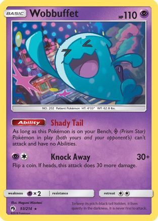 Wobbuffet 093 SM Lost Thunder - Rare