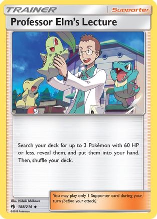 Professor Elm's Lecture 188/214 SM Lost Thunder - Uncommon
