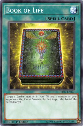 Book of Life (SR07-EN027) - Structure Deck: Zombie Horde 1st Edition