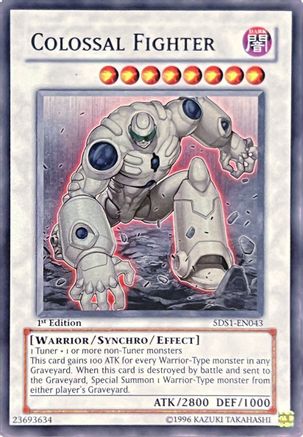 Colossal Fighter (5DS1-EN043) - 5D's 2008 Starter Deck Unlimited