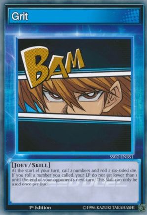 Grit (SS02-ENBS1) - Speed Duel Decks: Duelists of Tomorrow 1st Edition
