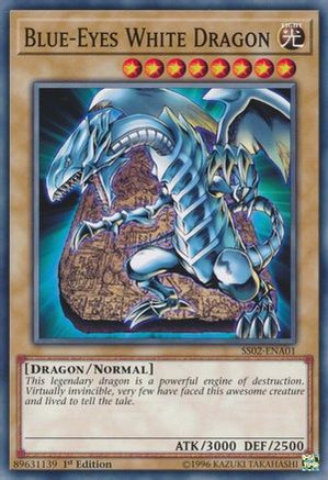 Blue-Eyes White Dragon (SS02-ENA01) - Speed Duel Decks: Duelists of Tomorrow 1st Edition