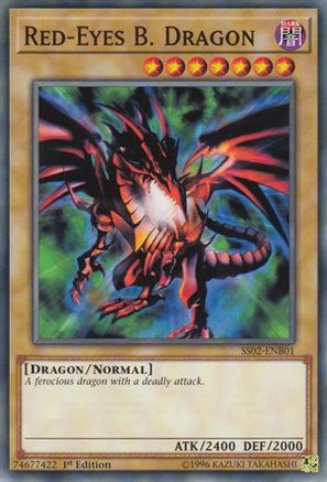 Red-Eyes B. Dragon (SS02-ENB01) - Speed Duel Decks: Duelists of Tomorrow 1st Edition