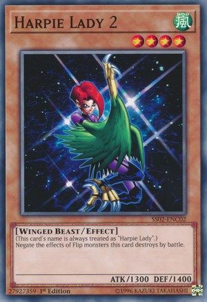 Harpie Lady 2 (SS02-ENC02) - Speed Duel Decks: Duelists of Tomorrow 1st Edition